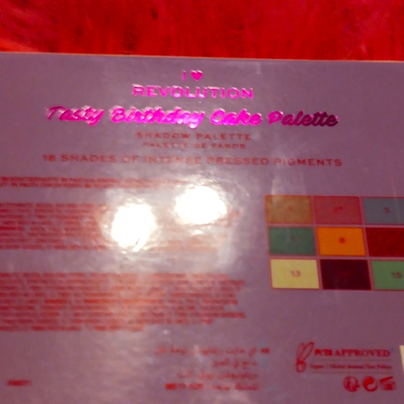 Revolution Beauty Tasty Birthday Cake Eyeshadow Palette BNIB - Picture 4 of 4